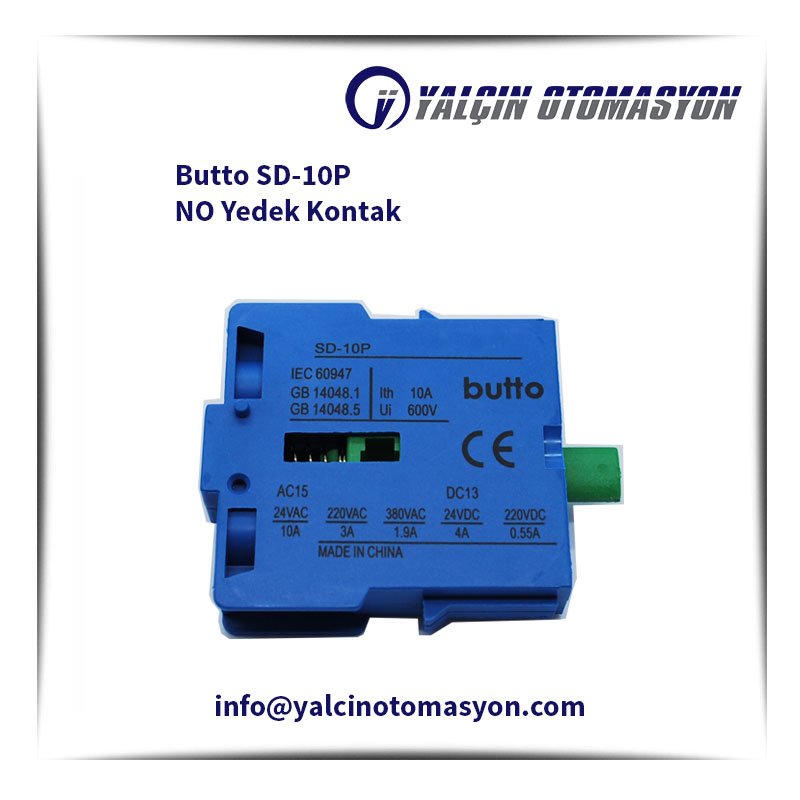 Butto SD-10P NO Yedek Kontak