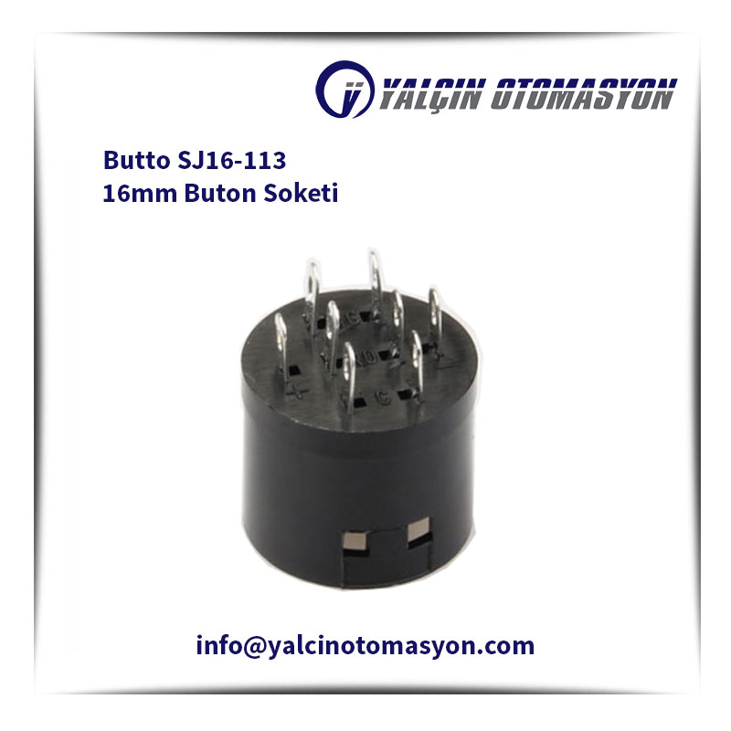 Butto SJ16-113 16mm Buton Soketi