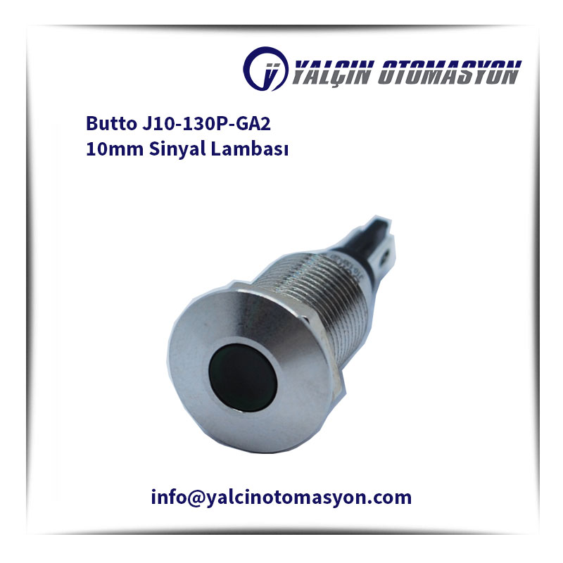 Butto J10-130P-GA2 10mm Sinyal Lambası