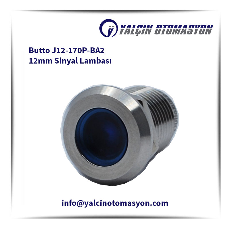 Butto J12-170P-BA2 12mm Sinyal Lambası