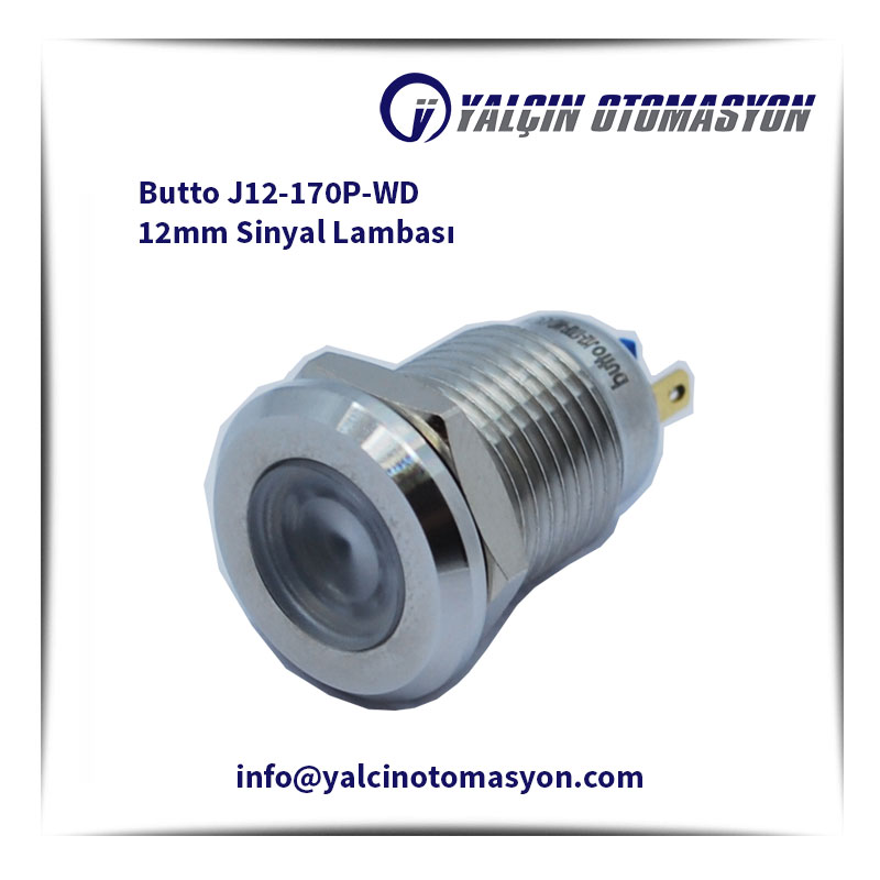 Butto J12-170P-WD 12mm Sinyal Lambası
