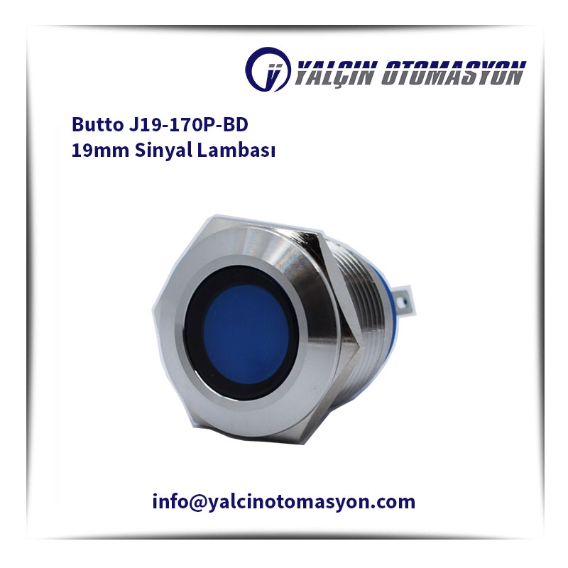 Butto J19-170P-BD 19mm Sinyal Lambası