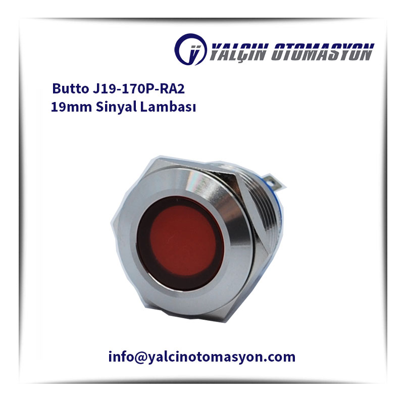 Butto J19-170P-RA2 19mm Sinyal Lambası