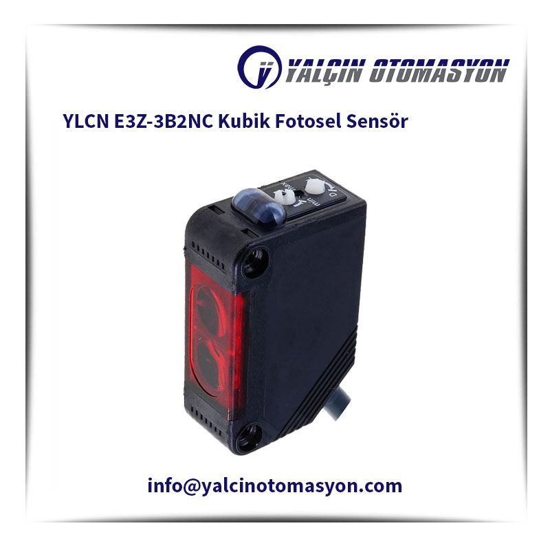 YLCN E3Z-3B2NC Kubik Fotosel Sensör