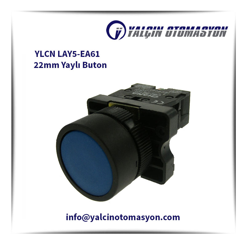 YLCN LAY5-EA61 22mm Yaylı Buton