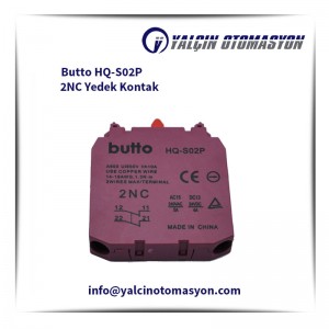 Butto HQ-S02P 2NC Yedek Kontak