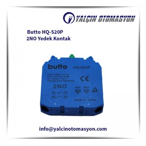 Butto HQ-S20P 2NO Yedek Kontak