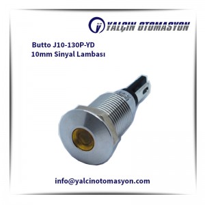 Butto J10-130P-YD 10mm Sinyal Lambası