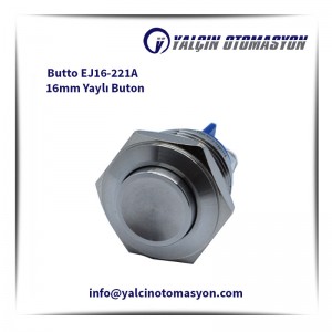 Butto EJ16-221A 16mm Yaylı Buton