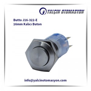 Butto J16-322-E 16mm Kalıcı Buton
