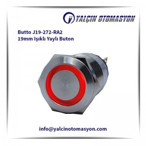 Butto J19-272-RA2 19mm Işıklı Yaylı Buton