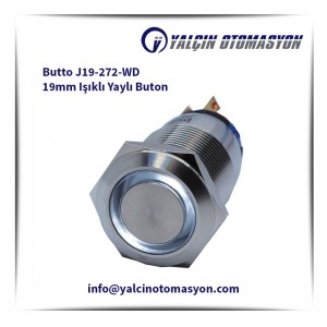 Butto J19-272-WD 19mm Işıklı Yaylı Buton