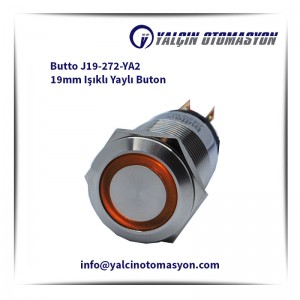 Butto J19-272-YA2 19mm Işıklı Yaylı Buton