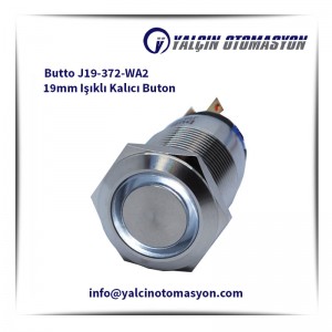 Butto J19-372-WA2 19mm Işıklı Kalıcı Buton
