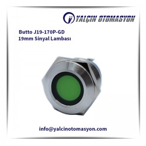 Butto J19-170P-GD 19mm Sinyal Lambası