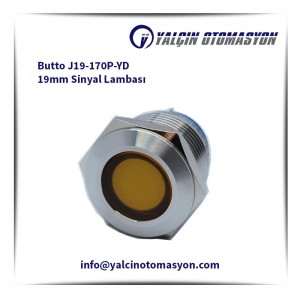 Butto J19-170P-YD 19mm Sinyal Lambası