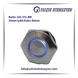 Butto J30-372-WD 30mm Işıklı Kalıcı Buton