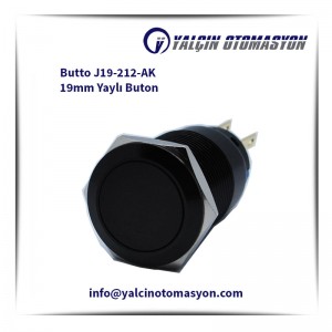 Butto J19-212-AK 19mm Yaylı Buton