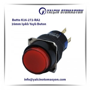 Butto K16-272-RA2 16mm Işıklı Yaylı Buton