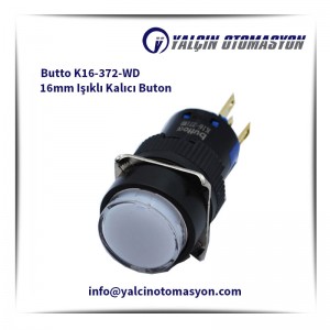 Butto K16-372-WD 16mm Işıklı Kalıcı Buton