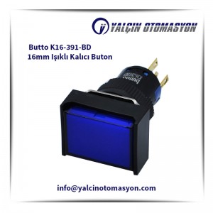 Butto K16-391-BD 16mm Işıklı Kalıcı Buton