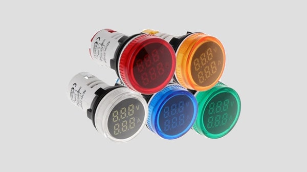 22mm Voltmetre Ampermetre